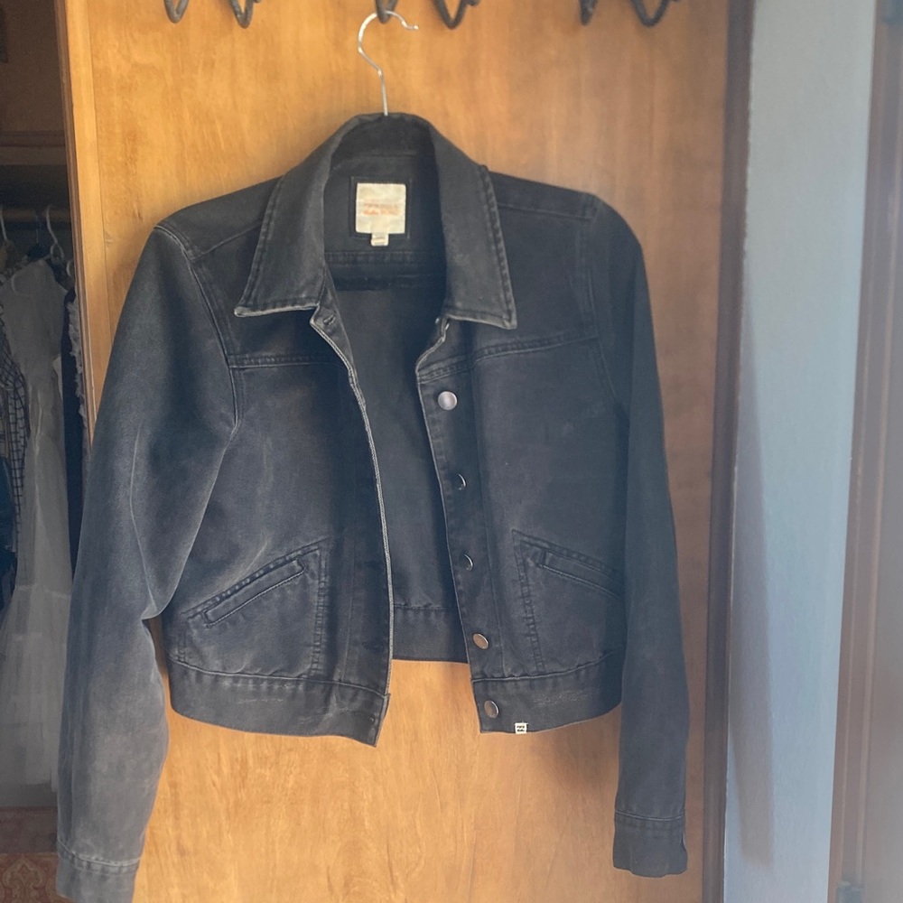 Billabong Distressed Denim Jacket